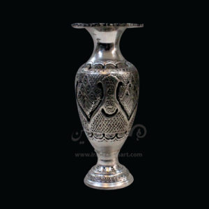 گلدان قلم زنی آب نقره متوسط